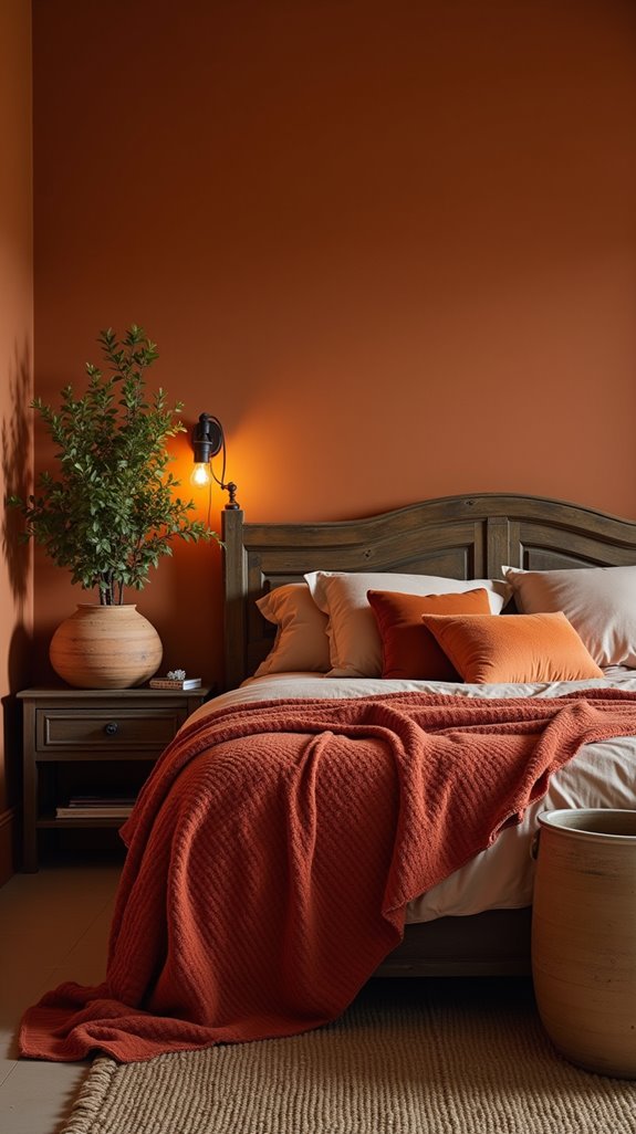 cozy rustic terracotta sanctuary