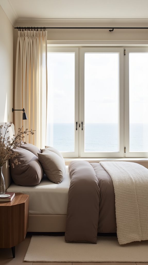 cozy taupe and cream sanctuary