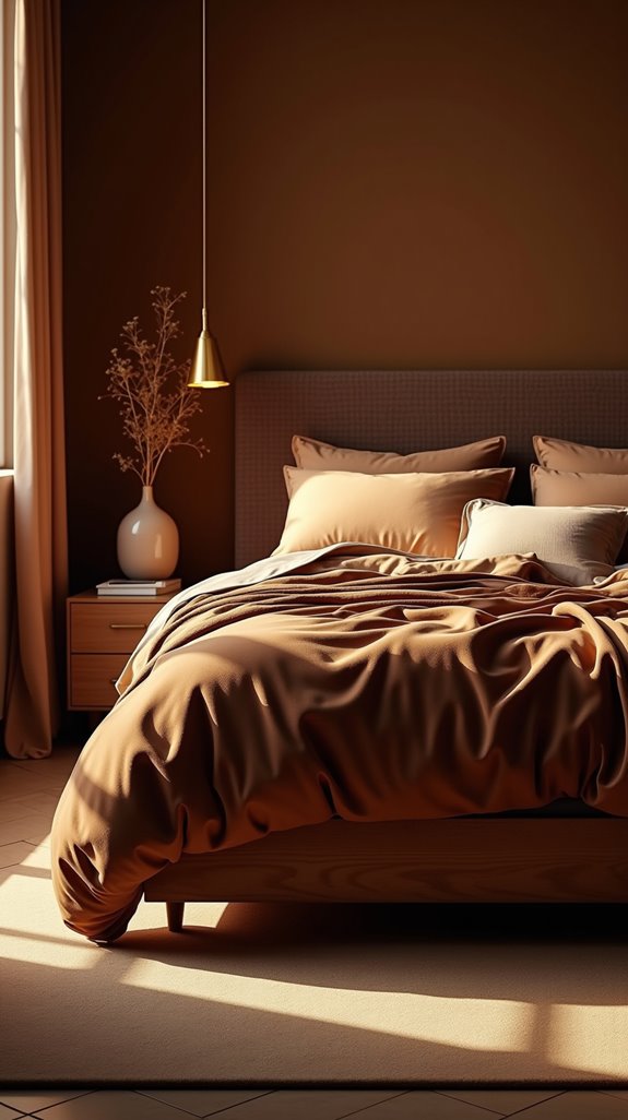 cozy uplifting caramel ambiance