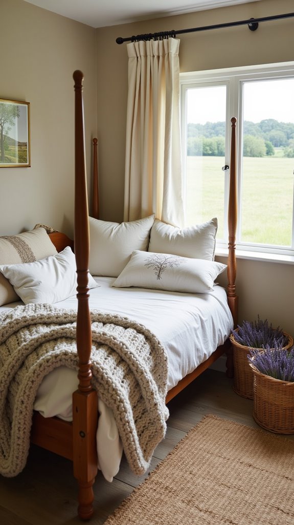 cozy woven textile accents