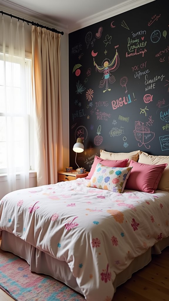 creative chalkboard wall fun