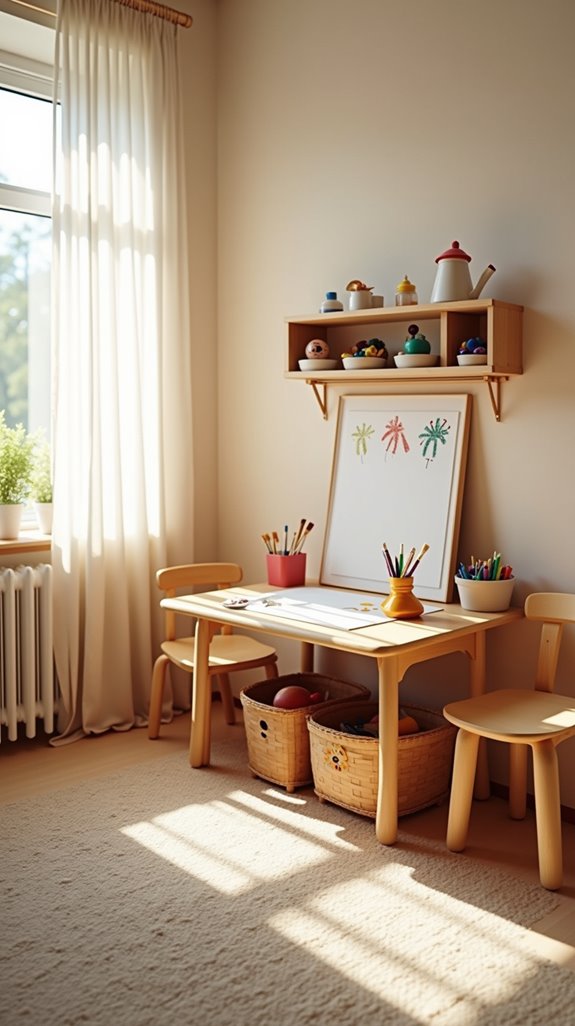 creative diy art station