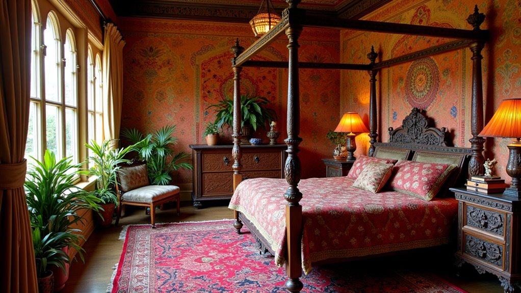 culturally inspired bedroom decor