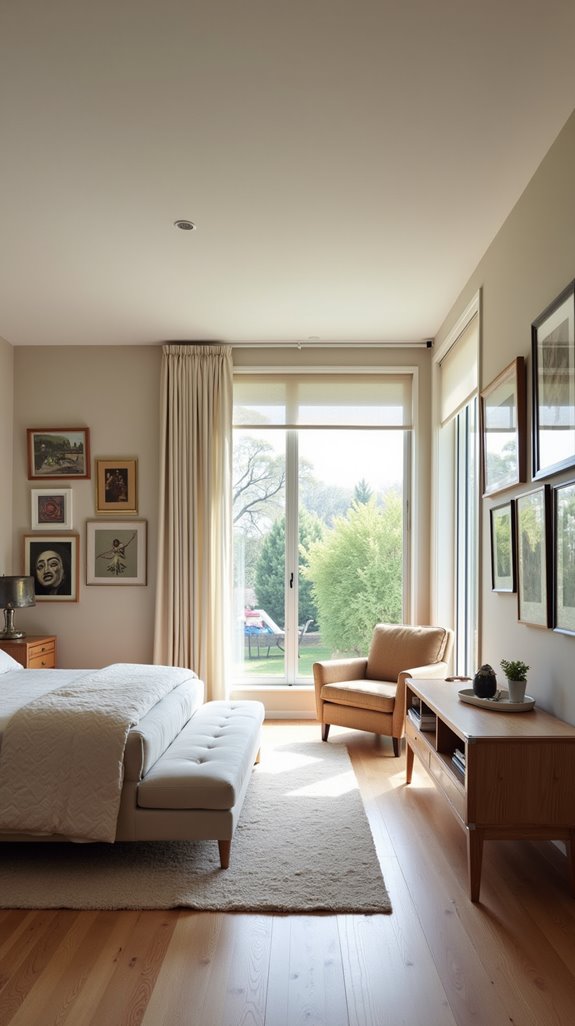 curate a vibrant gallery