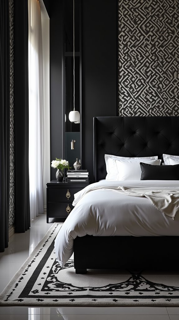 custom black and white wallpaper