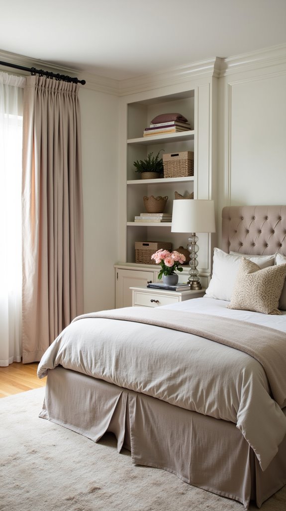 customized guest bedroom storage