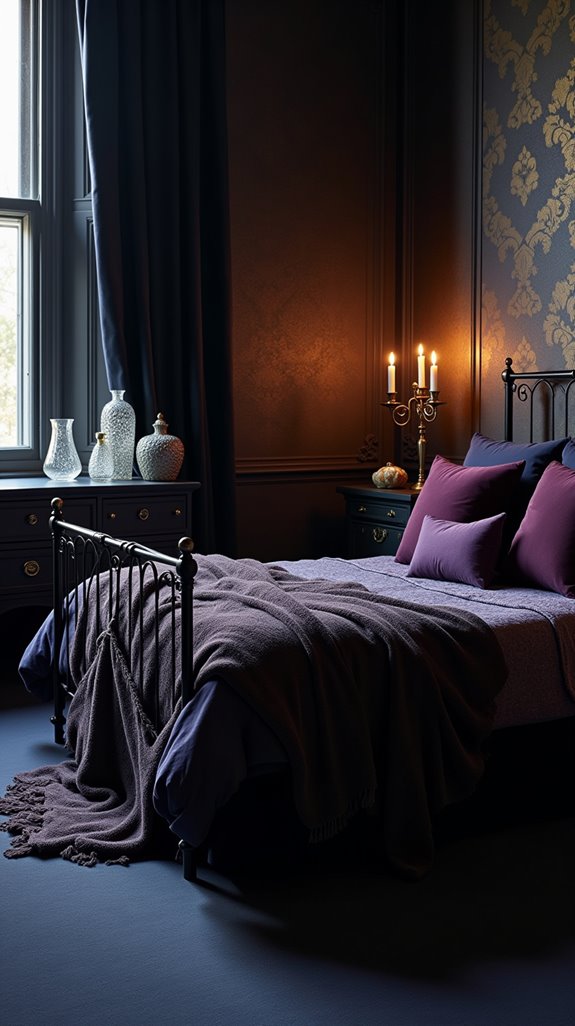 dark accent wall elegance