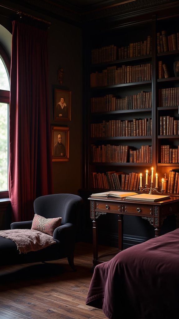 dark sophisticated warm atmosphere