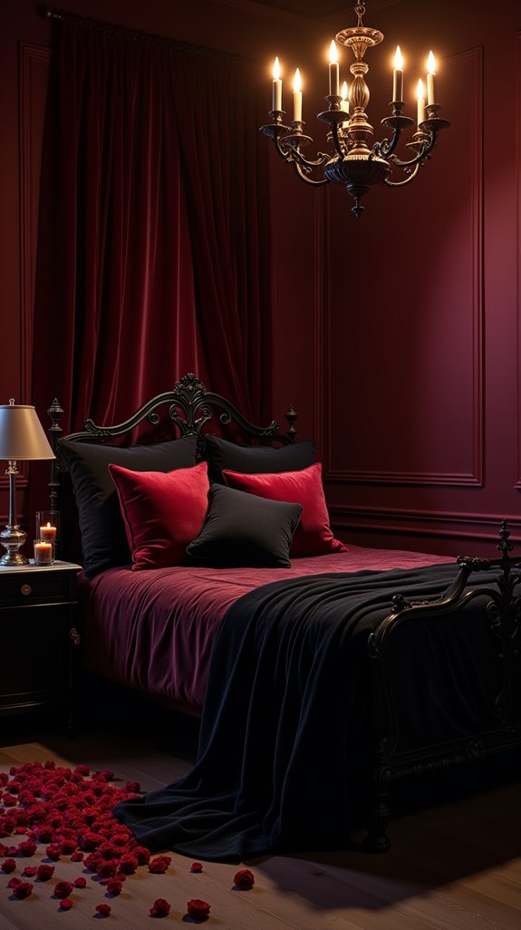 deep colored romantic elegance