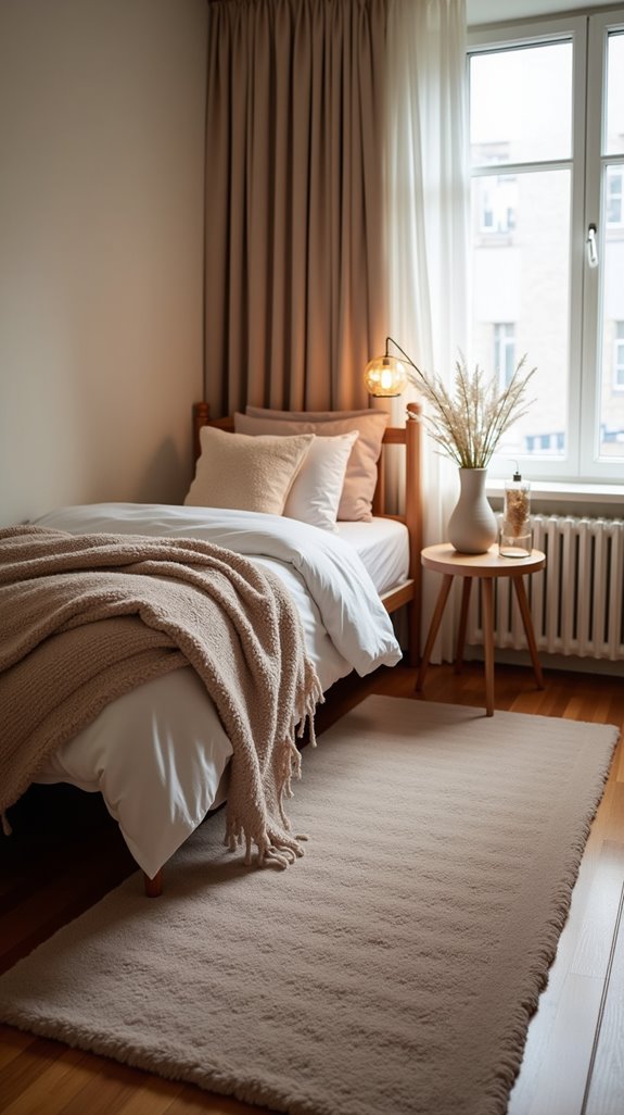 define spaces with area rugs