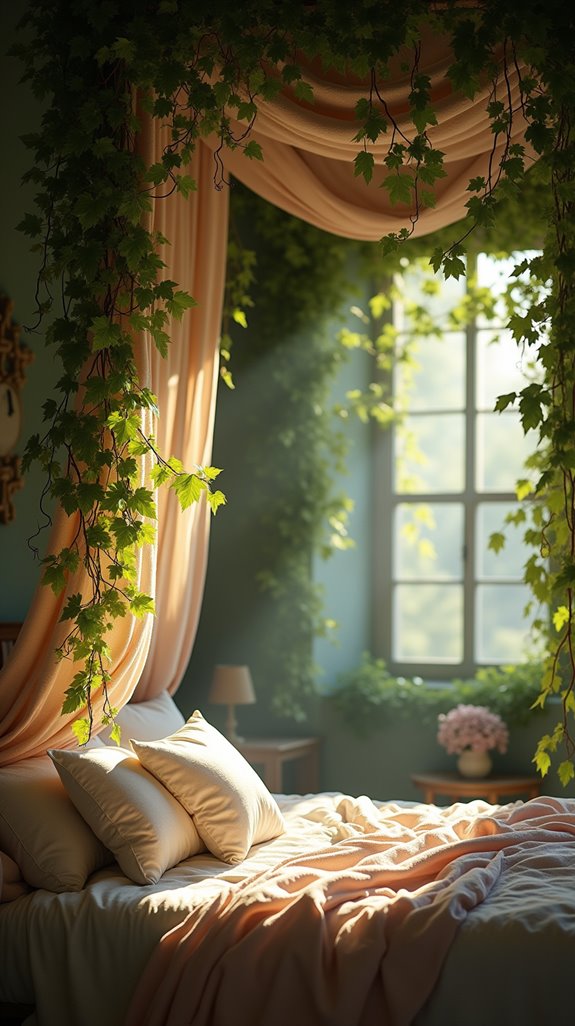 draping vines create romance