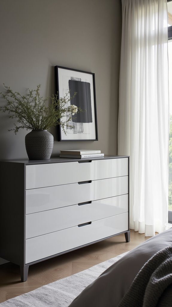 dresser arrangement for elegance