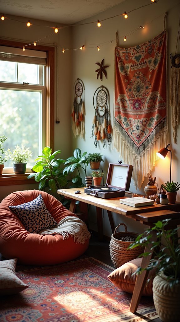 eclectic bedroom creative comfort