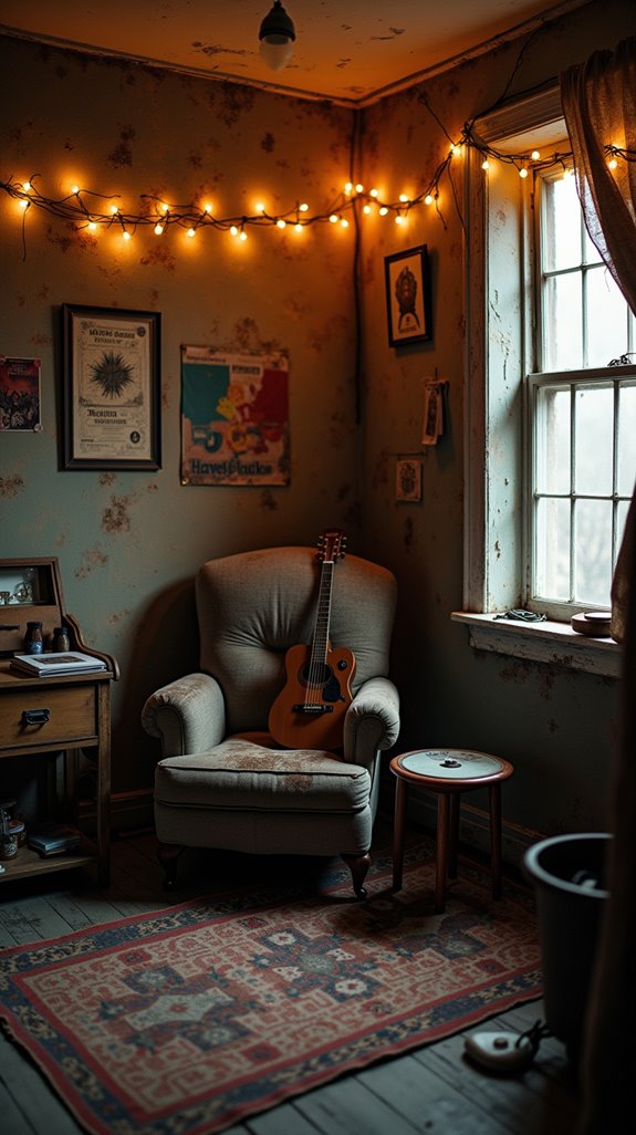 edgy distressed wallpaper choices