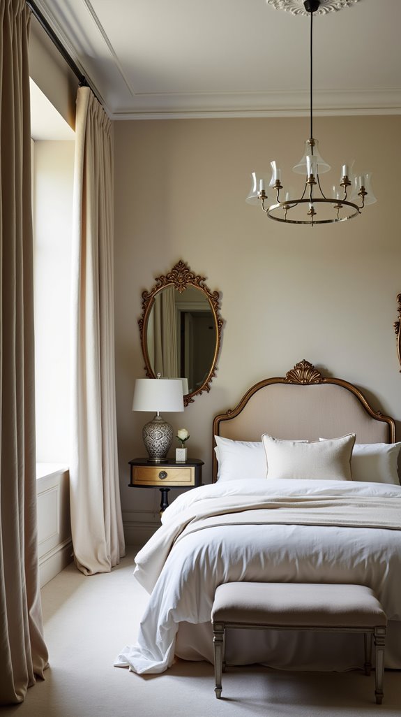 elegant depth through mirrors