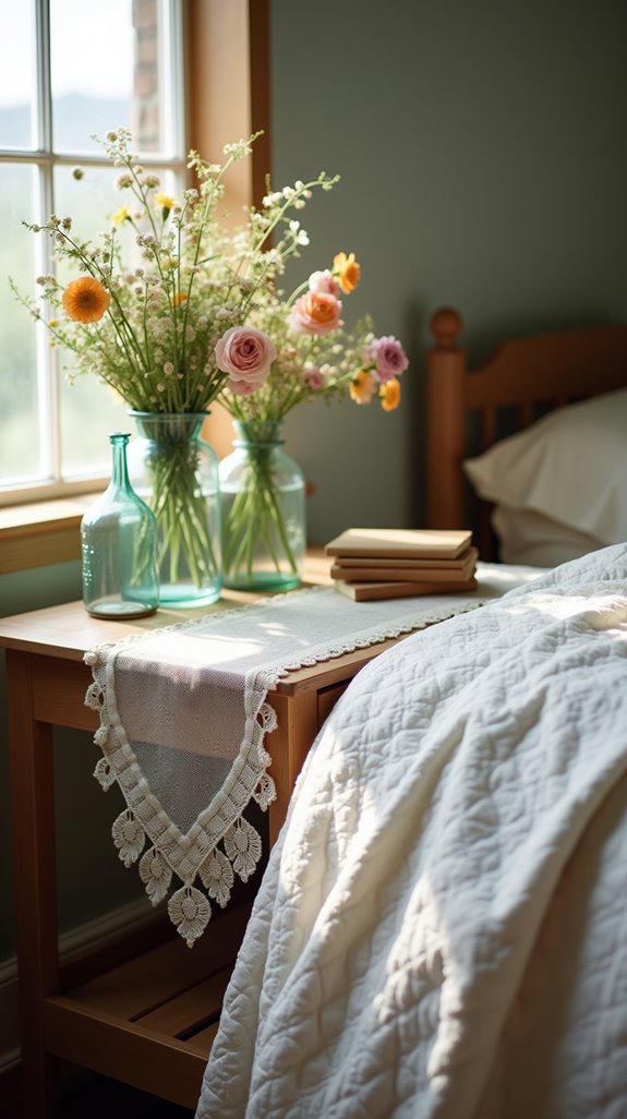 elegant lace table runner