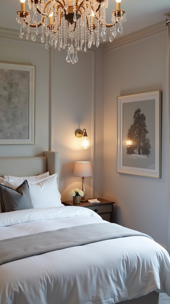 elegant lighting enhances ambiance