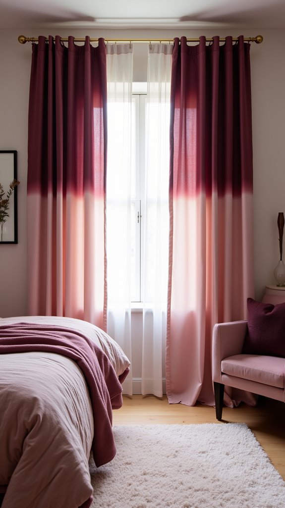 elegant ombre curtain transformation
