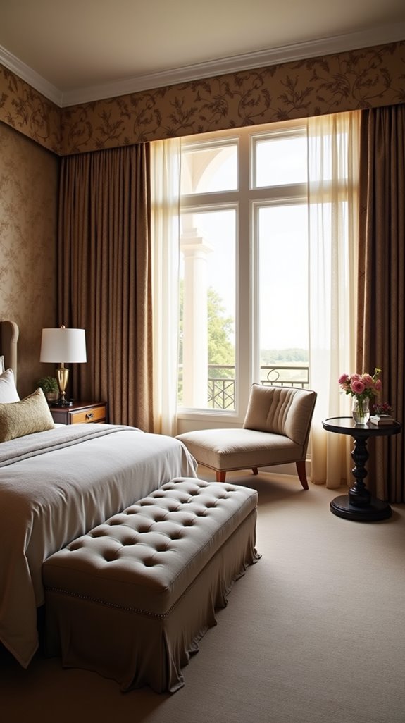 elegant privacy window treatments