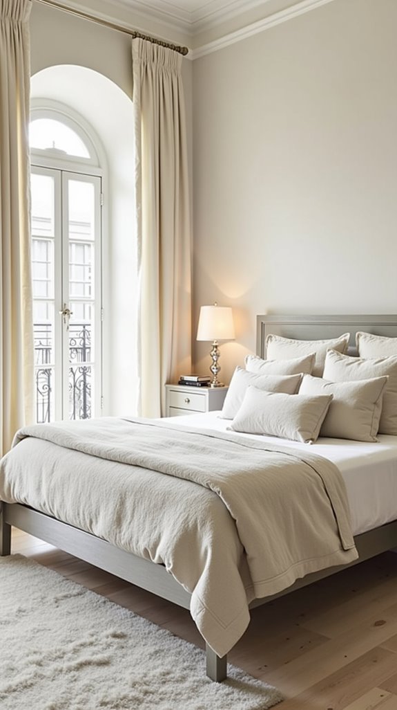 elegant silver and cream