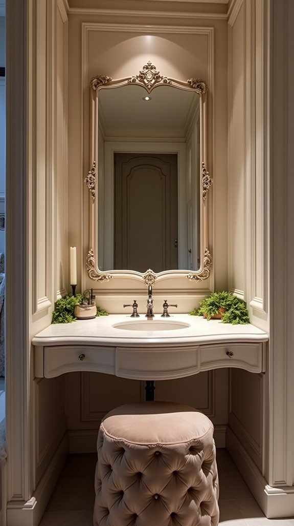 elegant space saving vanities