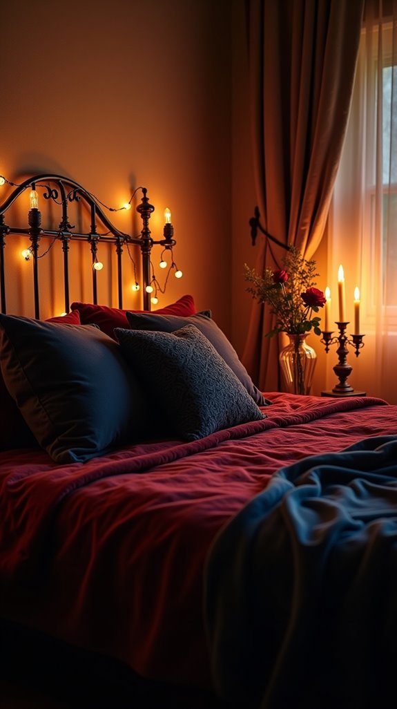 enchanting intimate bedroom ambiance
