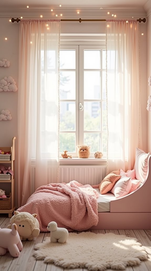 enchanting toddler bedroom curtains