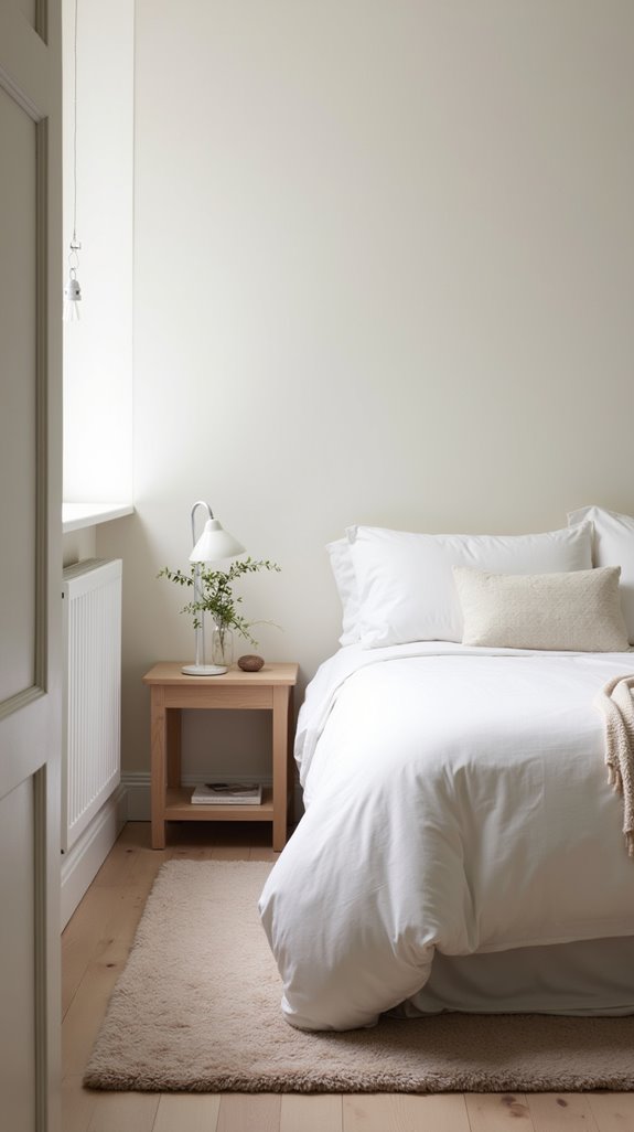 enhance bedroom with area rug