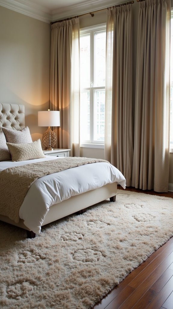 enhance comfort with area rug