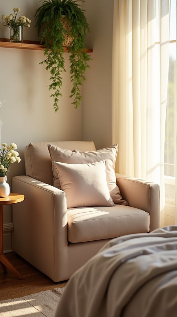 essential oils relaxation corner