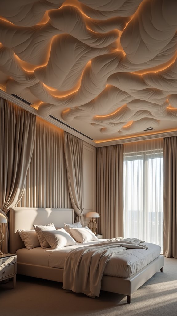 fabric ceiling enhances comfort