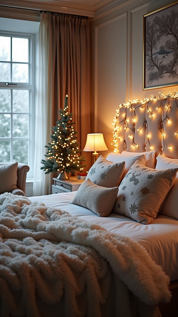 festive comfort through pillows