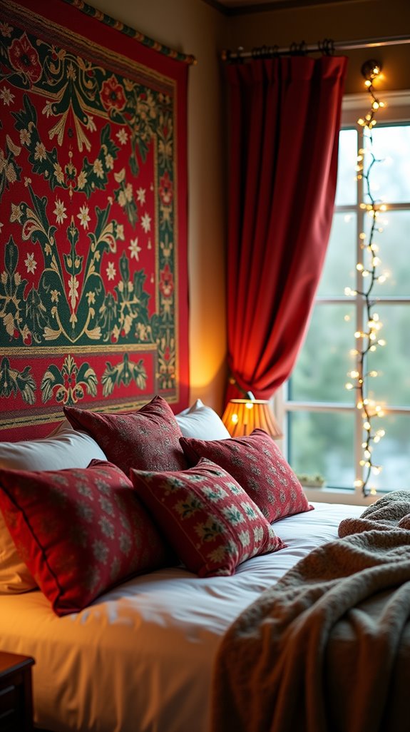 festive holiday wall decor