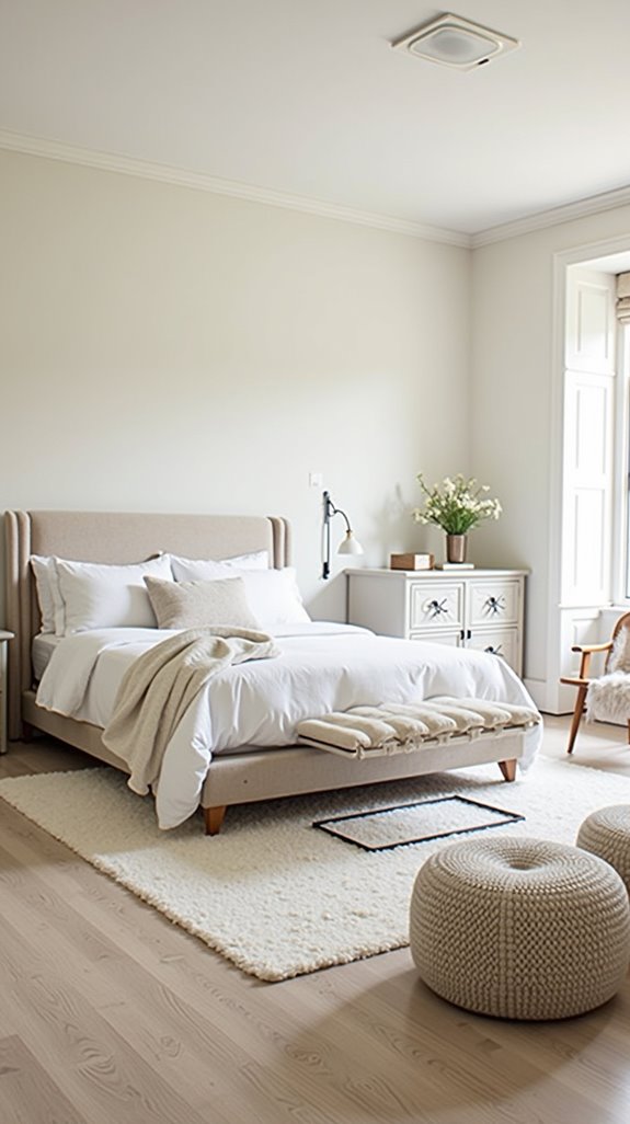 floating furniture enhances space