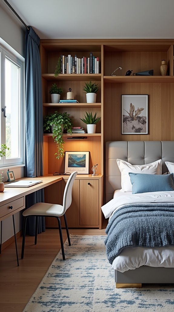 functional and stylish workspace