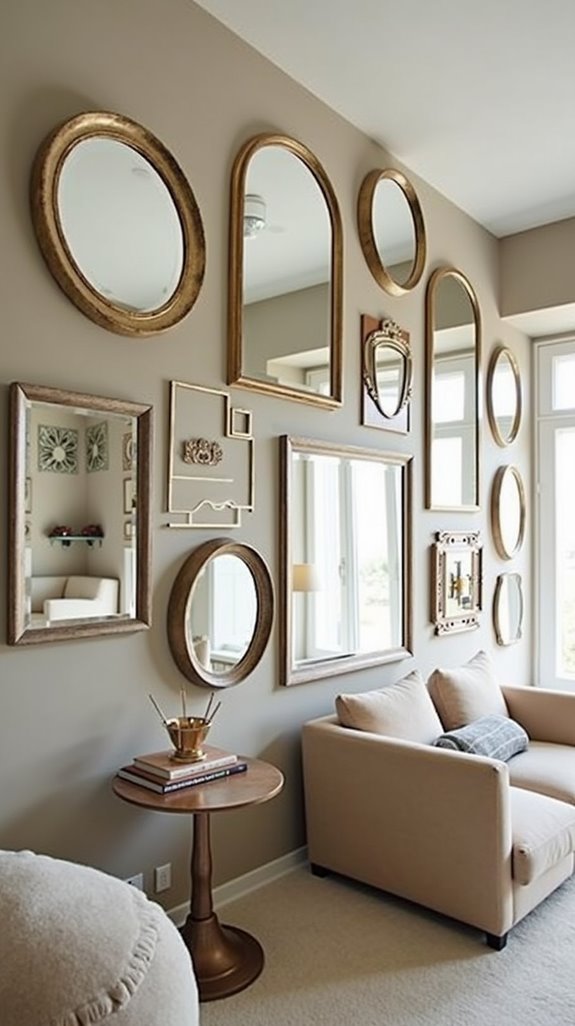 gallery wall mirror tips
