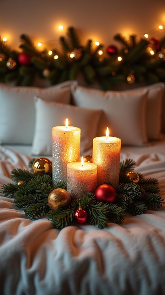 glittering candle ambiance ideas