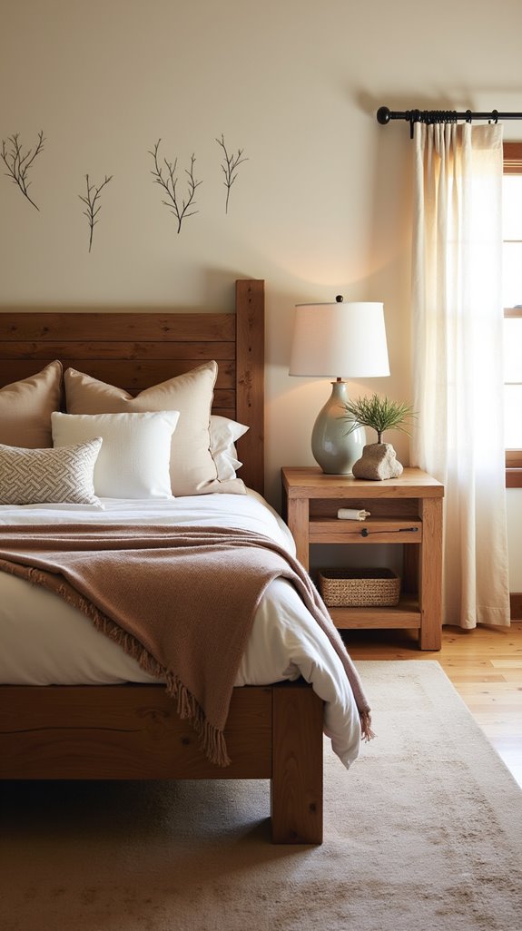 handcrafted western bedroom accents