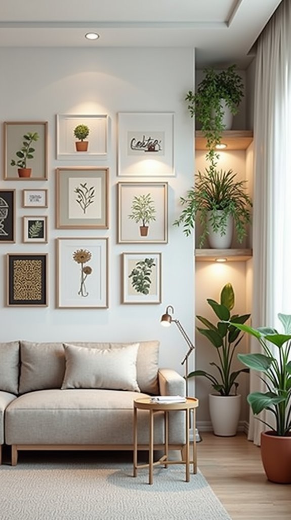 hang art at eye level