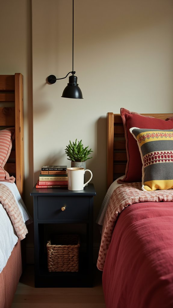 harmonious his and her nightstands