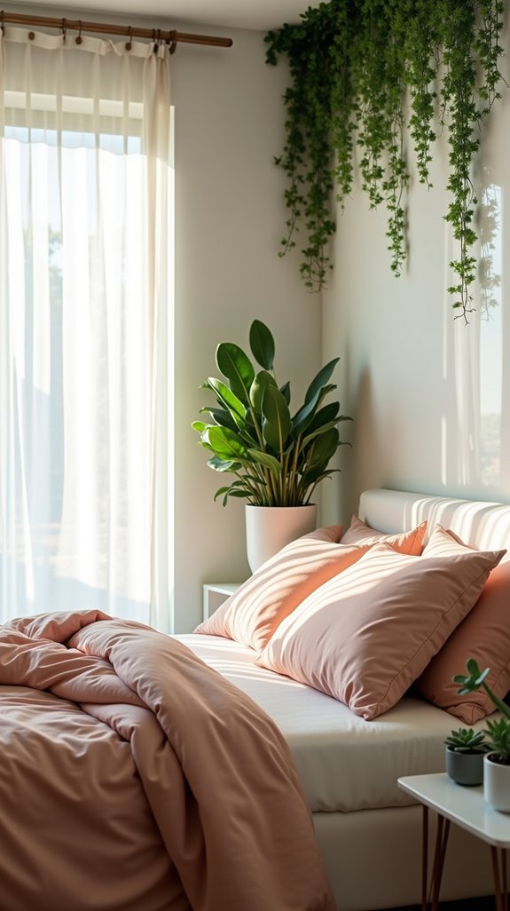 incorporate plants for tranquility