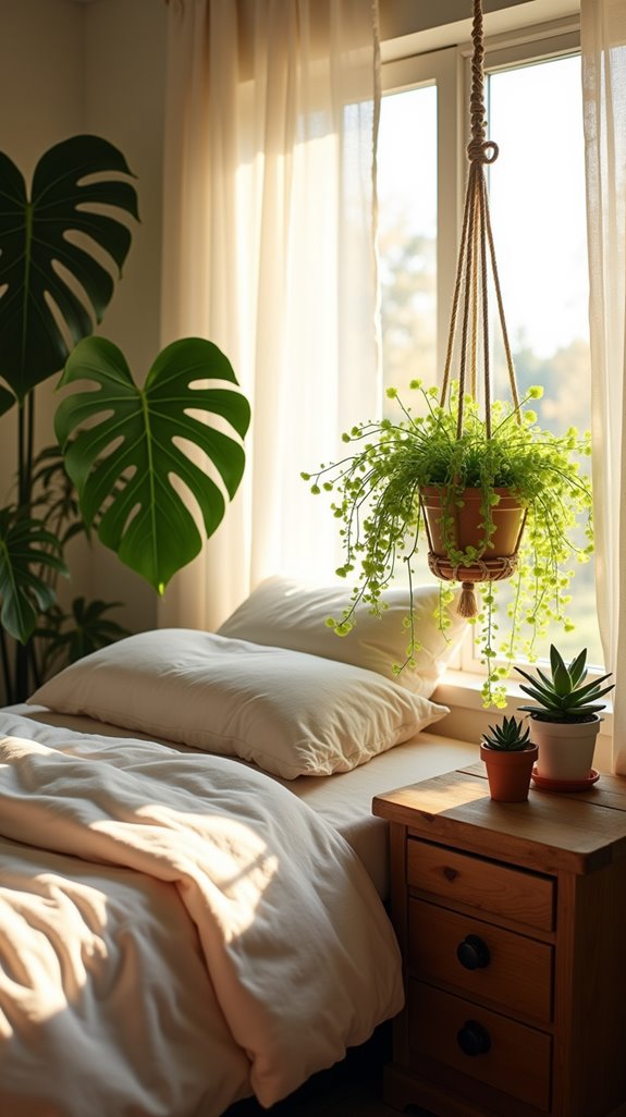 indoor plants enhance tranquility