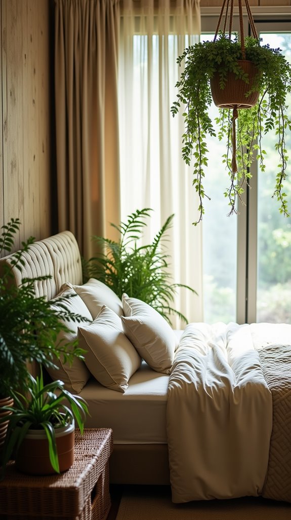 indoor plants enhance tranquility