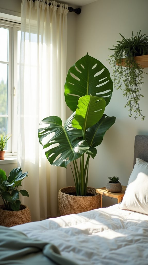 indoor plants enhance tranquility