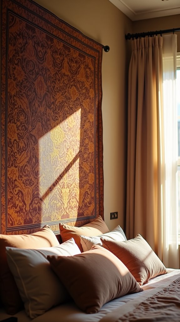 inspirational quote tapestry selection