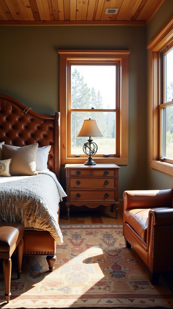 integrate leather for elegance