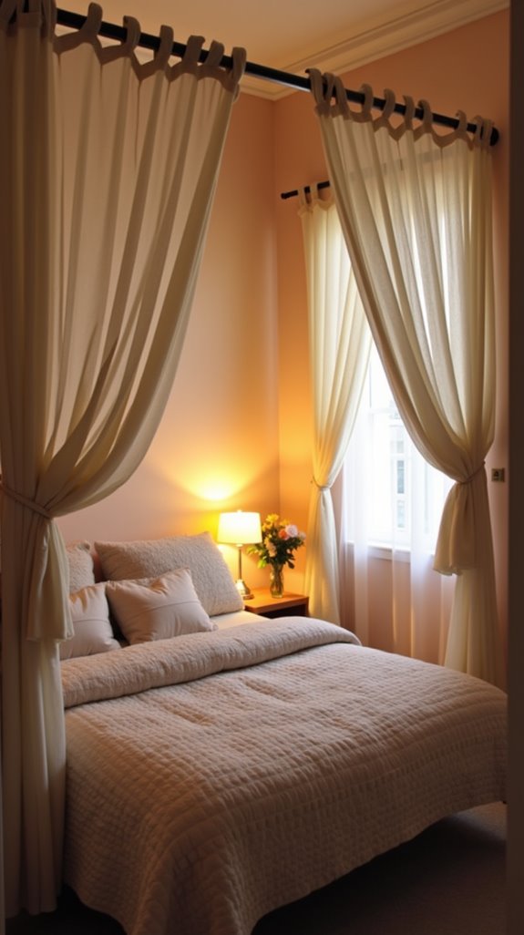 intimate bedroom curtain ideas