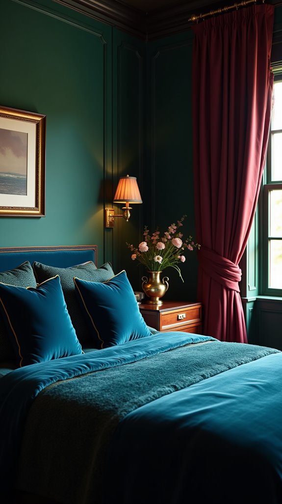 jewel tones for luxury