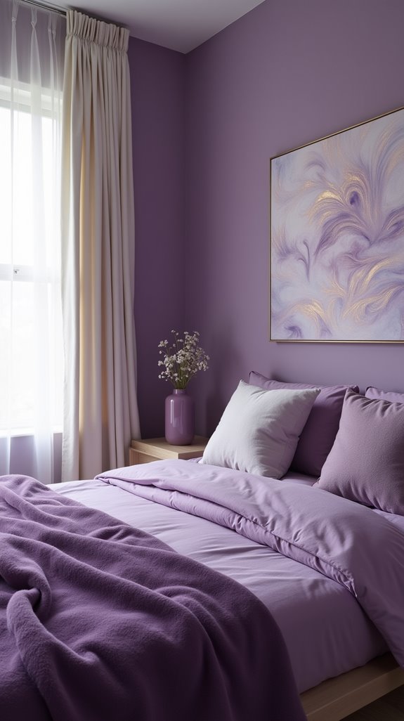 lavender wall art elegance