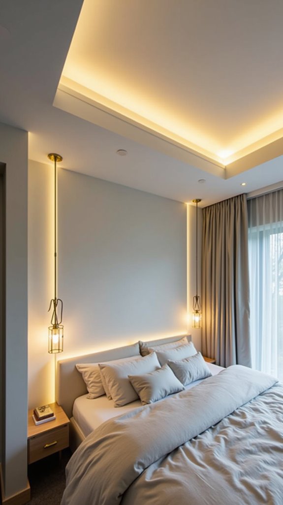 layered lighting ceiling fixtures